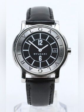 Men's Bvulgari Solotempo Stainless Steel Watch